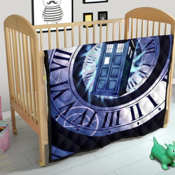 doctor who tardis quilt blanket funny gift idea for fan 1ubc6