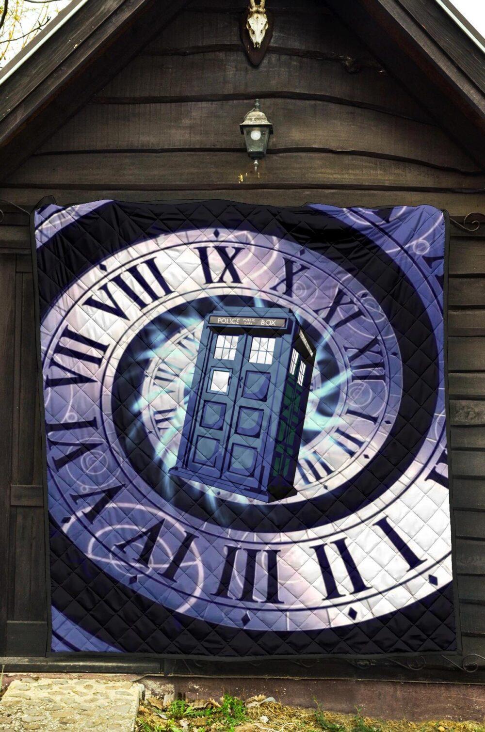 Doctor Who Tardis Quilt Blanket Funny Gift Idea For Fan