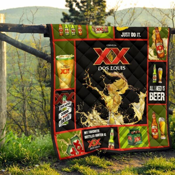 dos equis quilt blanket all i need is beer gift itblu