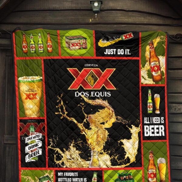 dos equis quilt blanket all i need is beer gift nmpxa