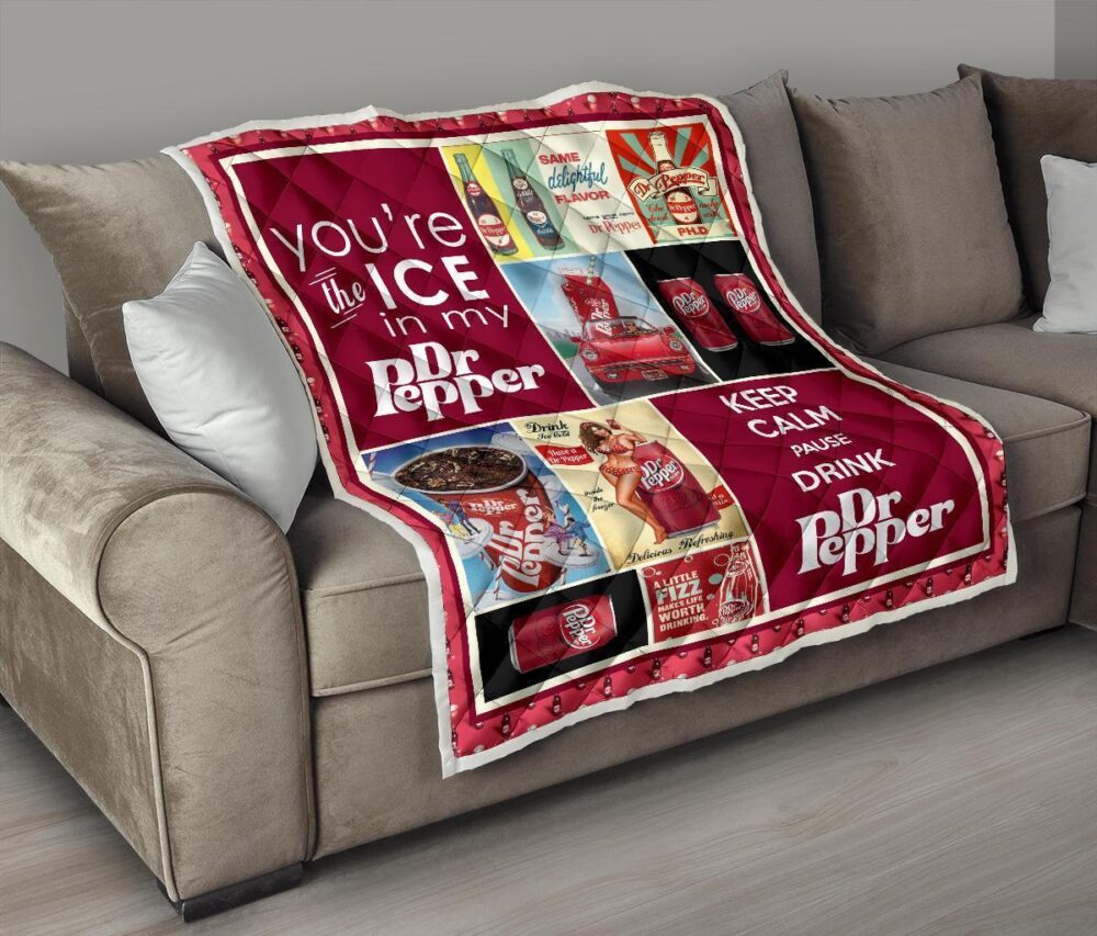 Dr Peeper Quilt Blanket Funny Gift For Soft Drink Lover