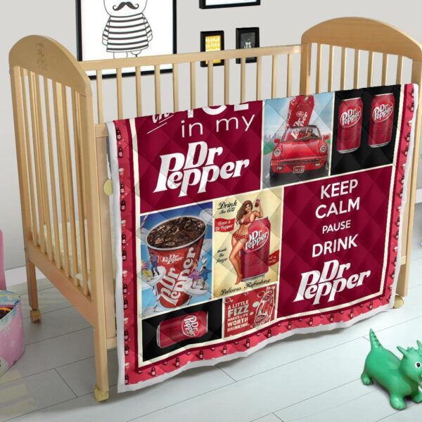 dr peeper quilt blanket funny gift for soft drink lover bt3aq