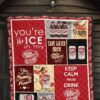 dr pepper diet quilt blanket funny gift for soft drink lover mejwr