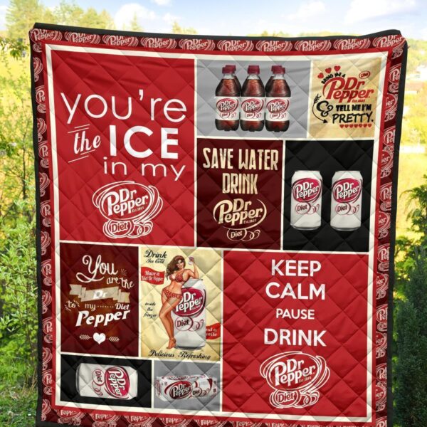 dr pepper diet quilt blanket funny gift for soft drink lover x8okv