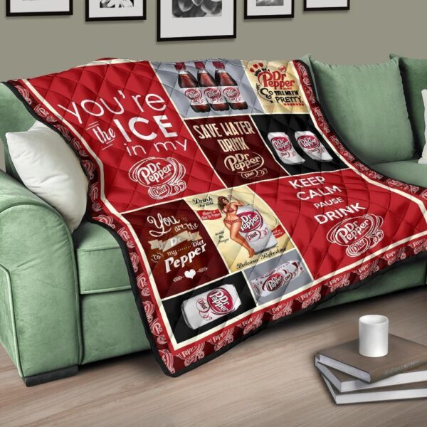 dr pepper diet quilt blanket funny gift for soft drink lover ykr8d