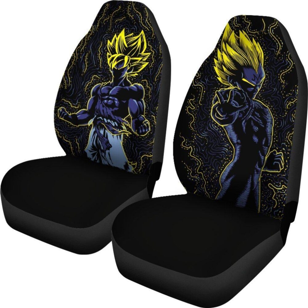 Dragon Ball Anime Car Seat Covers | Goku Vegeta Dragon Ball Seat Covers GKCS061