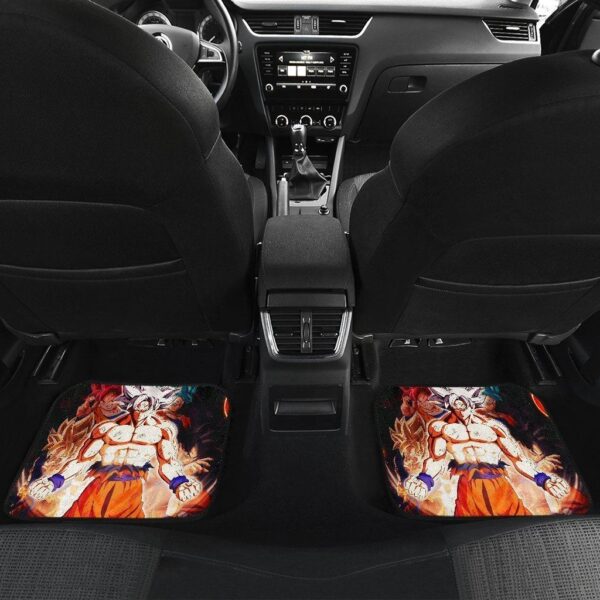 dragon ball car floor mats goku mastered ultra instinct saiya god car floor mats xmyht