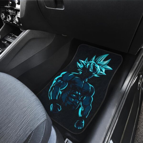 dragon ball car floor mats goku vs vegeta blue skin in black theme car floor mats alvxo