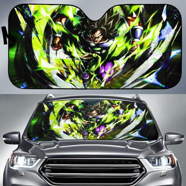 Dragon Ball Super Broly Anime Auto Sun Shade