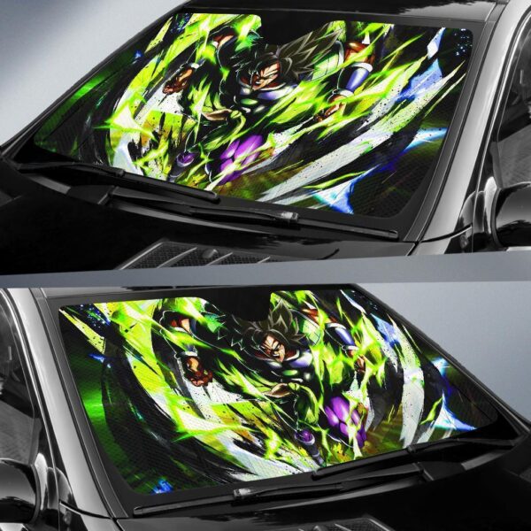 dragon ball super broly anime auto sun shade t2tnw