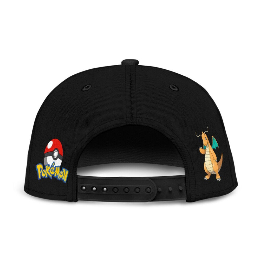 Dragonite Snapback Hat Anime Fan Gift Idea