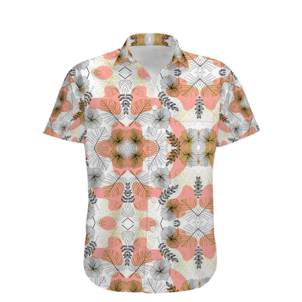 Dumbo Pink Summer Custom Button Up Hawaiian Shirt