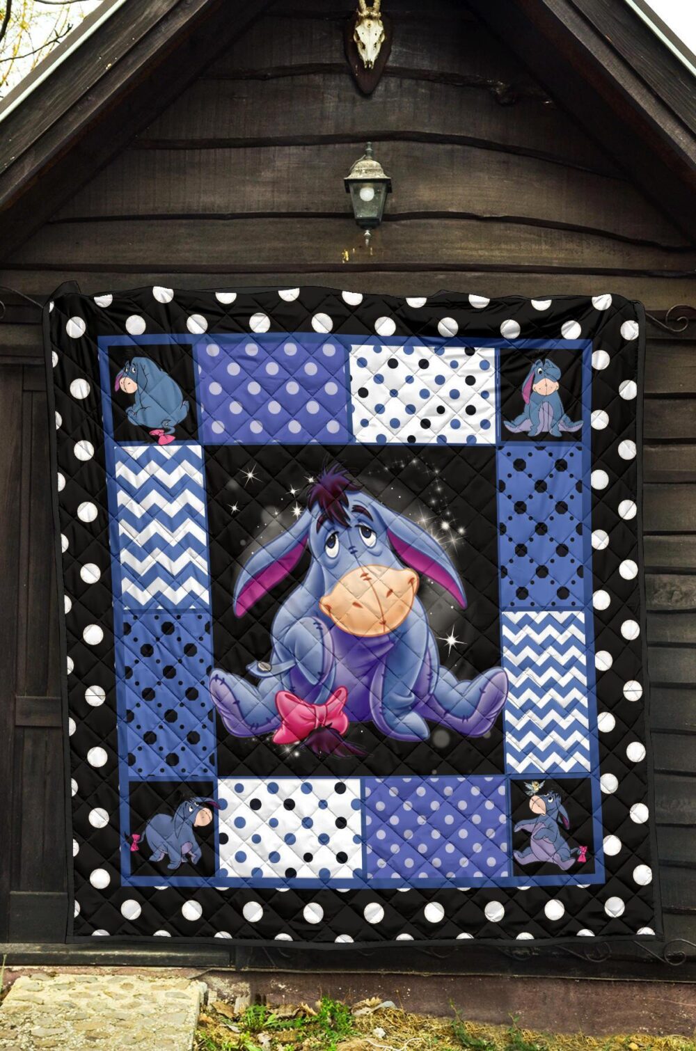 Eeyore Quilt Blanket Cute Gift Idea For Cartoon Fan