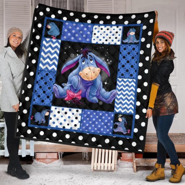 eeyore quilt blanket cute gift idea for cartoon fan 2qizs