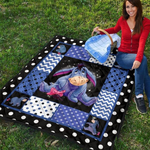 eeyore quilt blanket cute gift idea for cartoon fan brxaw