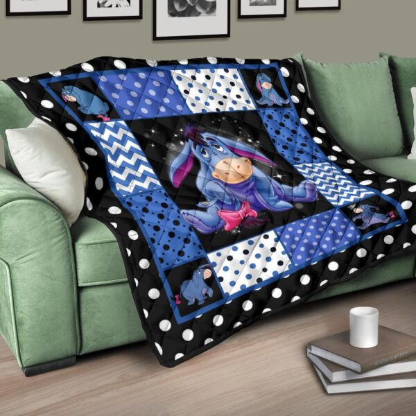 eeyore quilt blanket cute gift idea for cartoon fan isfsx