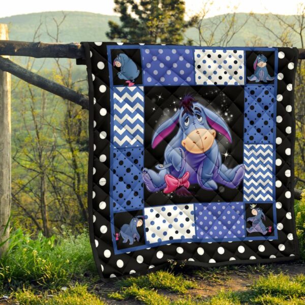 eeyore quilt blanket cute gift idea for cartoon fan n4a68