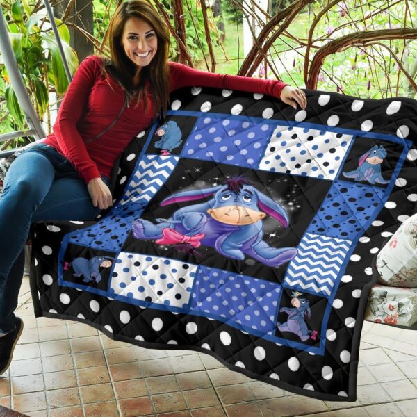 eeyore quilt blanket cute gift idea for cartoon fan nacu9