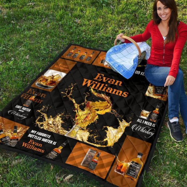 evan williams quilt blanket all i need is whisky gift idea e6til