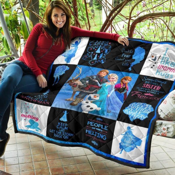 fan dn frozen quilt blanket amazing gift idea 9cnfj