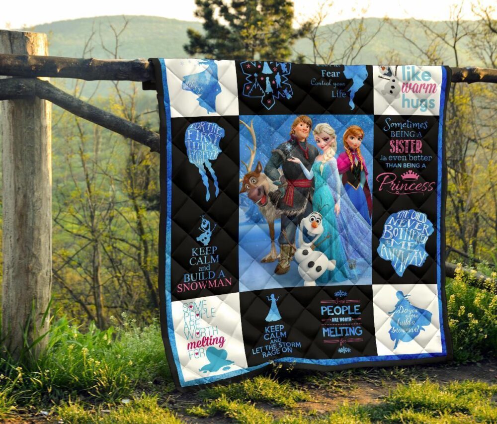 Fan DN Frozen Quilt Blanket Amazing Gift Idea