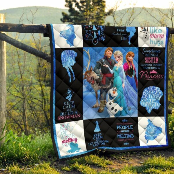 fan dn frozen quilt blanket amazing gift idea cx7od