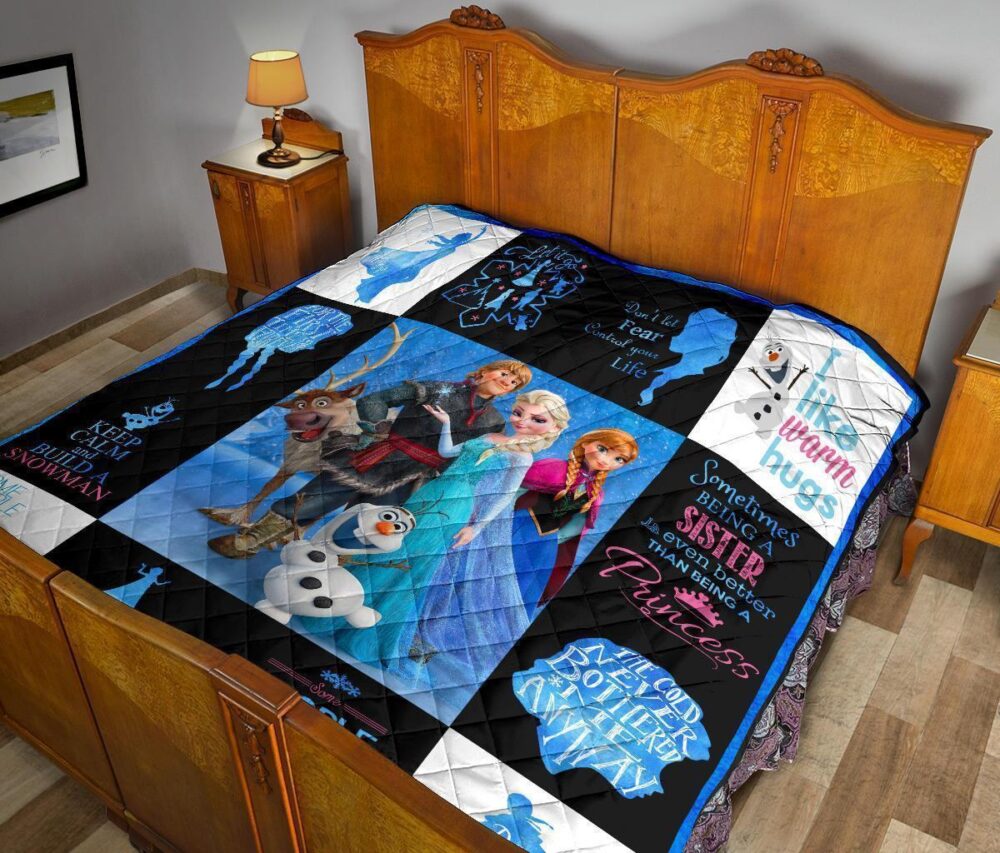 Fan DN Frozen Quilt Blanket Amazing Gift Idea