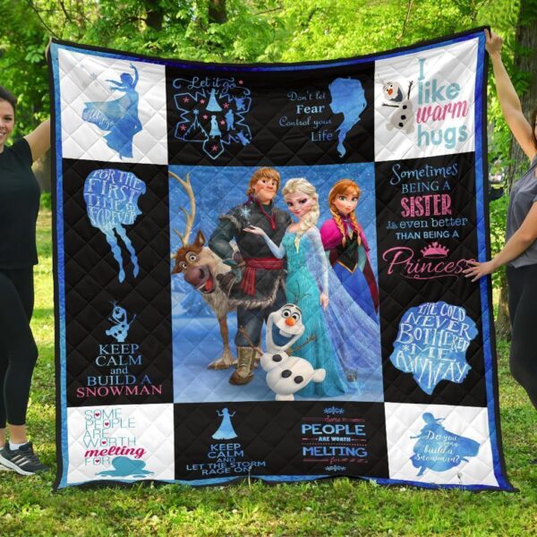 Fan DN Frozen Quilt Blanket Amazing Gift Idea