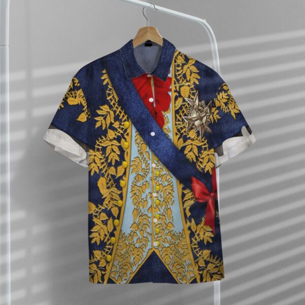 fandomgift 3d louis xv custom short sleeve shirt q9vtn