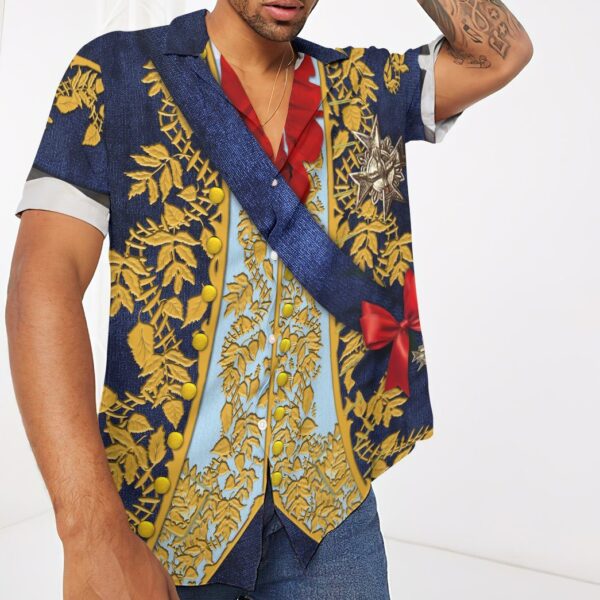 fandomgift 3d louis xv custom short sleeve shirt xtrh6