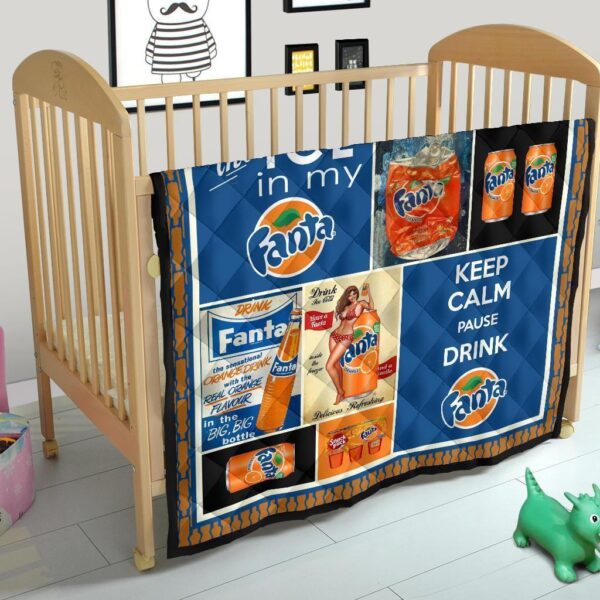 fanta quilt blanket funny gift for soft drink lover pcklk