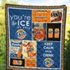 fanta quilt blanket funny gift for soft drink lover xz2ei