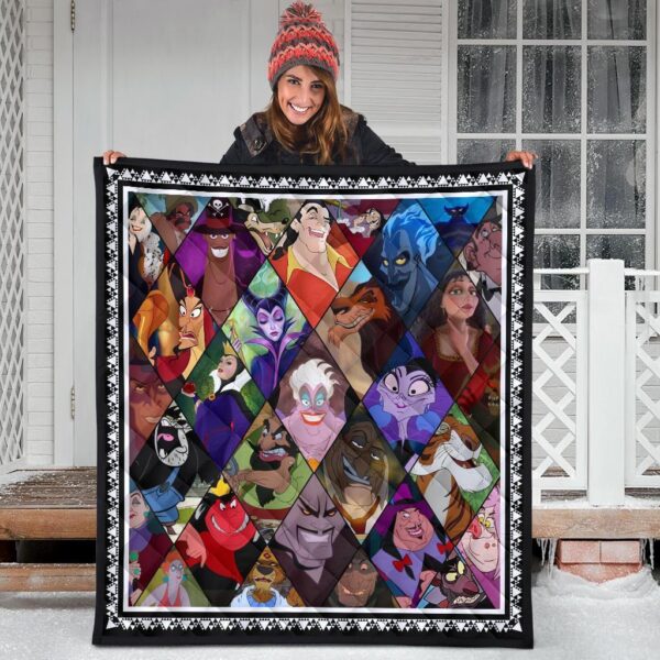 favorite villains quilt blanket for fan gift akb4f