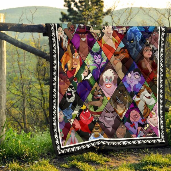 favorite villains quilt blanket for fan gift ar8so