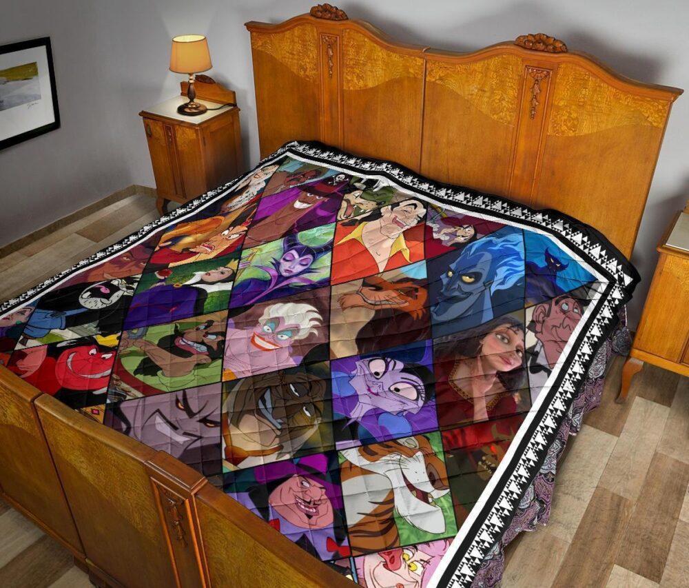 Favorite Villains Quilt Blanket For Fan Gift