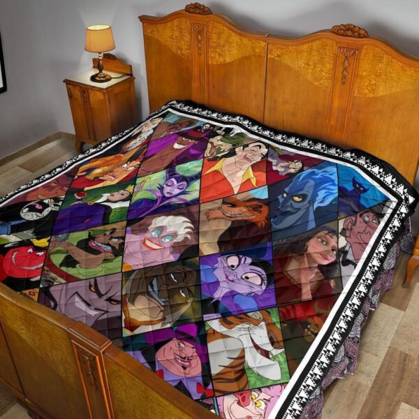 favorite villains quilt blanket for fan gift b9ayq