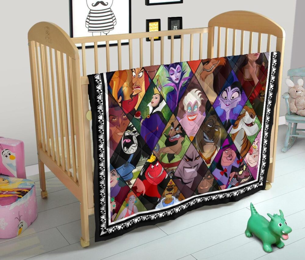 Favorite Villains Quilt Blanket For Fan Gift