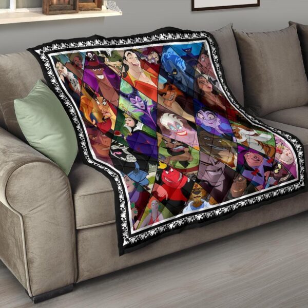 favorite villains quilt blanket for fan gift hiru8