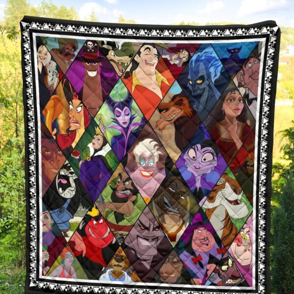 favorite villains quilt blanket for fan gift j1flp