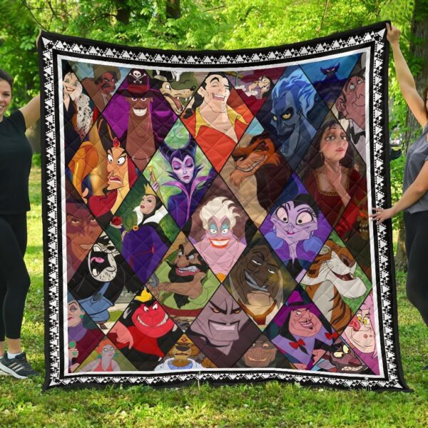 favorite villains quilt blanket for fan gift xrmkf