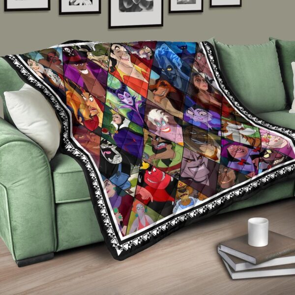 favorite villains quilt blanket for fan gift ycm4o