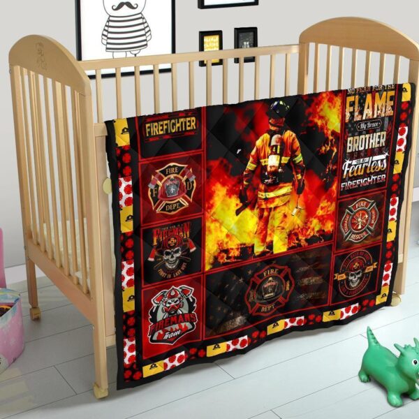 firefighter quilt blanket amazing gift idea eaqnb