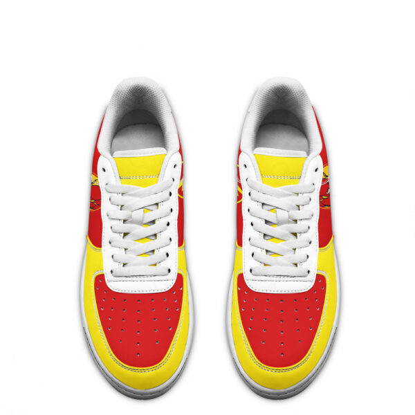 flash super hero custom sneakers for fans ahrc4