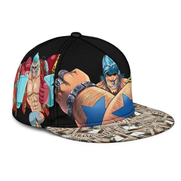 franky snapback hat one piece anime gift idea 0shwy