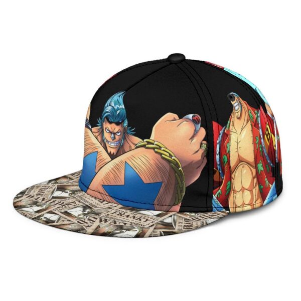 franky snapback hat one piece anime gift idea rwzgj