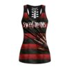 freddy krueger pattern tank top legging set outfit colorful 3d all over print s 5xl full size ctljs42 vhjsk