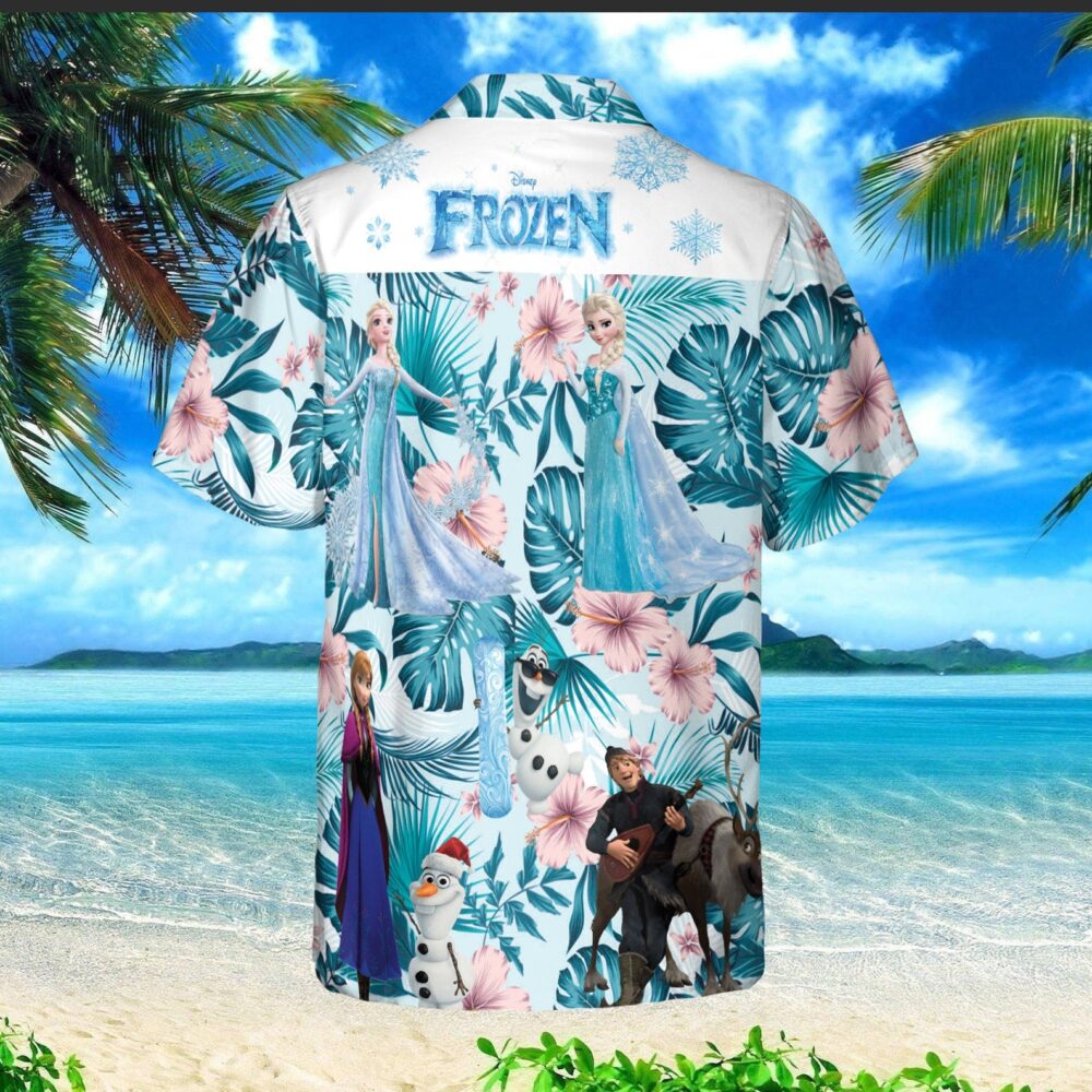 Frozen Custom Hawaii Shirt | Frozen  Disney Button Up Shirts