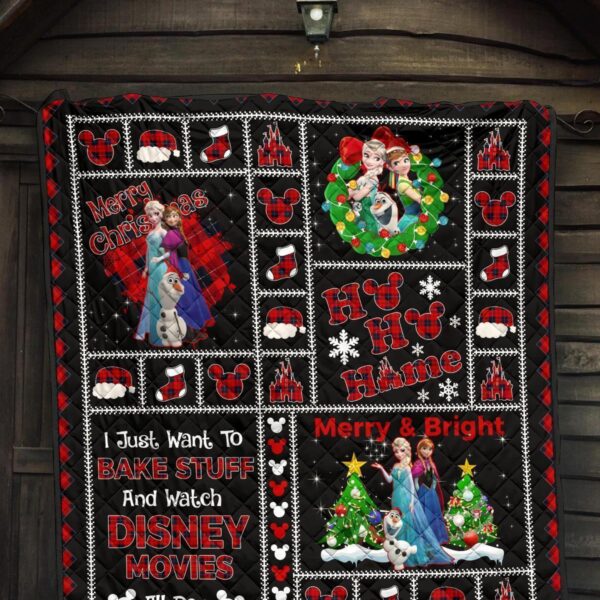 frozen quilt blanket dn princess christmas theme gift idea y5app