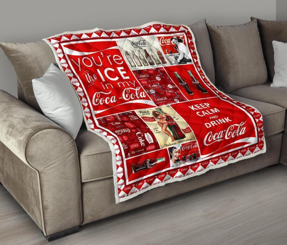 Funny Coca-cola Quilt Blanket Soft Drink Lover