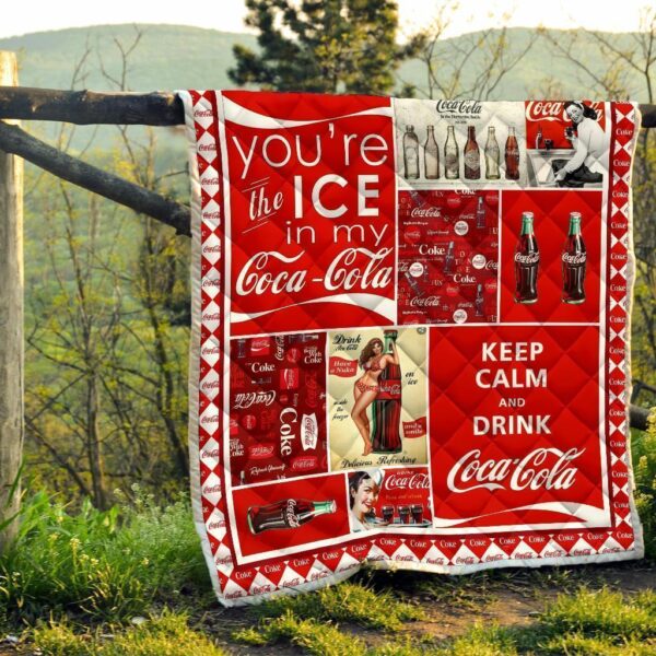 funny coca cola quilt blanket soft drink lover ev5ya